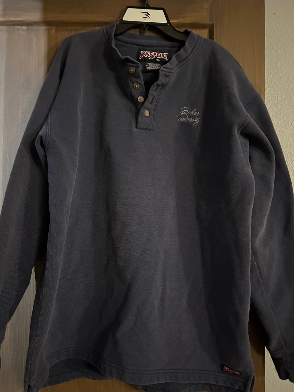 Jansport Men's Dark Navy Henley Pullover